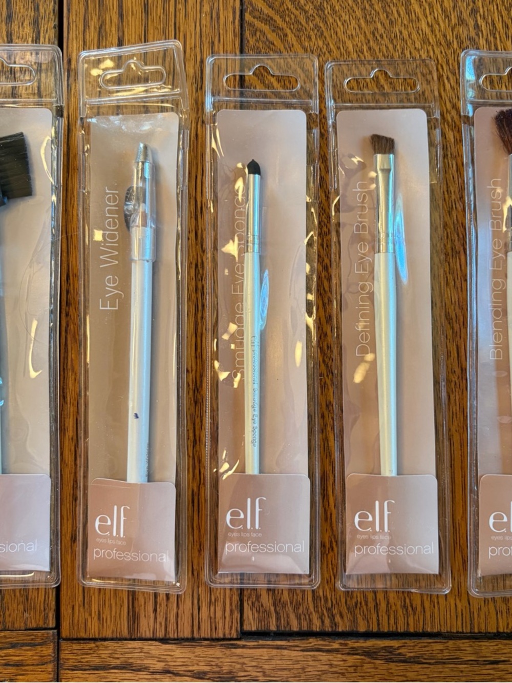 e.l.f. Professional 5-Piece Eye Makeup Brush & Tool Bundle New in Package